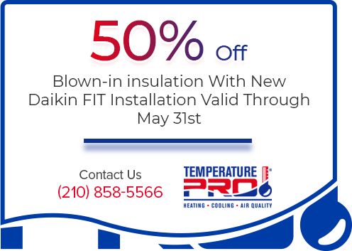 50% off Blown-in insulation