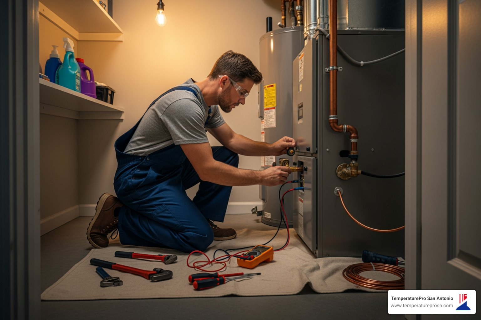 Blog heating installation in converse tx